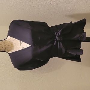 Express peplum top with belted sash. Size Medium